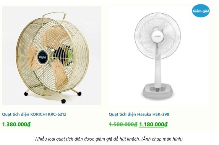 Hà Nội như đổ lửa, thị trường quạt tích điện cũng 'nóng' cực độ