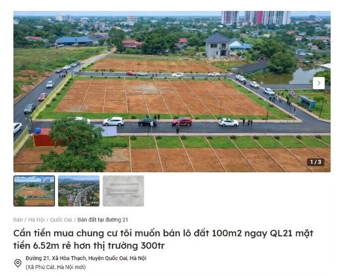 NĐT tháo chạy khỏi đất nền vùng ven Hà Nội?