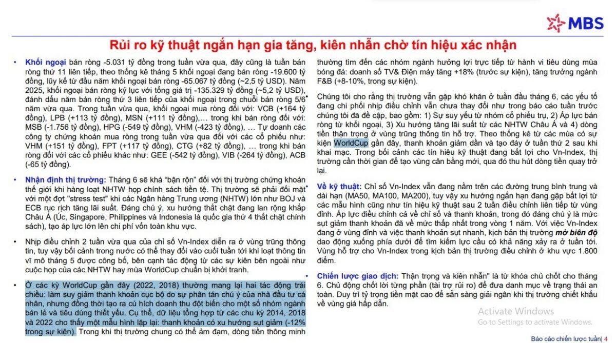 Ngành nào thường bội thu trong các mùa World Cup?