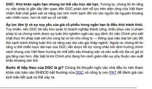 Giấy phép khai thác niken của PC1 khó có khả năng bị thu hồi