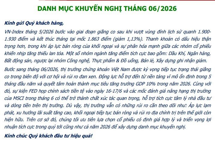 6 DN có câu chuyện tăng trưởng tích cực trong quý 2 và cả năm 2026