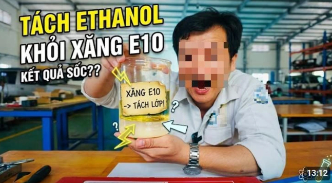 Chú ý: Tự ý tách ethanol khỏi xăng E10 có thể bị phạt tới 100 triệu đồng, thậm chí đối mặt án tù