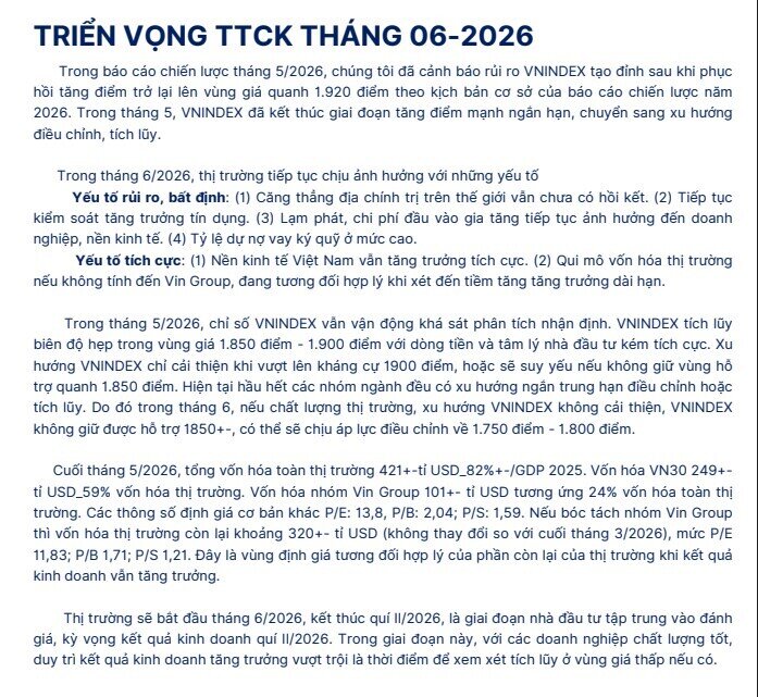 Tháng 6 có 4 "cơn gió ngược", tiền sẽ chảy vào cổ phiếu nào?