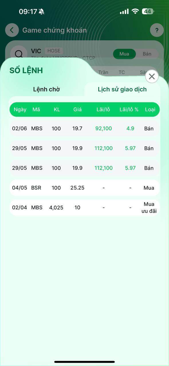 Game Chứng Khoán 2.0 - Giao Diện Mới, Trải Nghiệm Thật