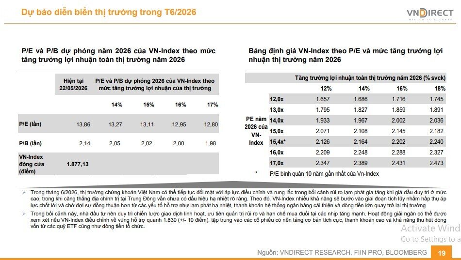 Tháng 6 sẽ là thời khắc quyết định của VNI?