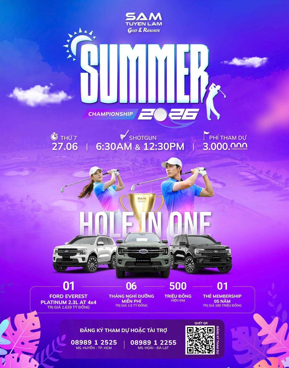 SAM Tuyen Lam Summer Championship 2026 – Điểm hẹn mùa hè của cộng đồng Golfer tại Đà Lạt