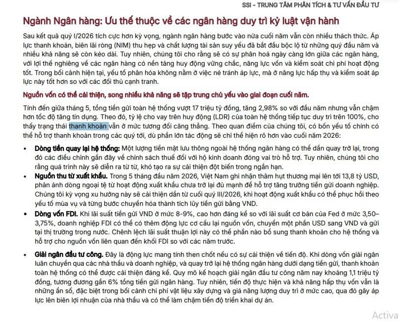 4 yếu tố có thể 'giải cơn khát' thanh khoản ngân hàng cuối năm