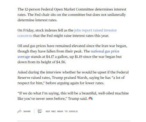 TT. Trump bất ngờ gây áp lực lên Fed trước cuộc họp quyết định lãi suất