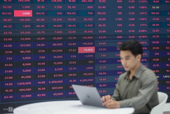 VN-Index giảm gần 50 điểm
