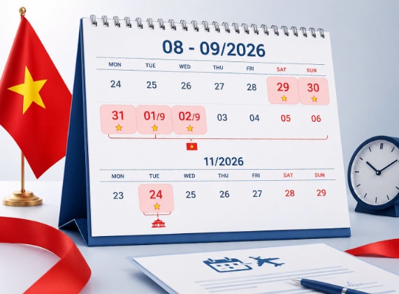 Chính thức: Người dân được nghỉ 5 ngày liên tục dịp Quốc khánh 2/9