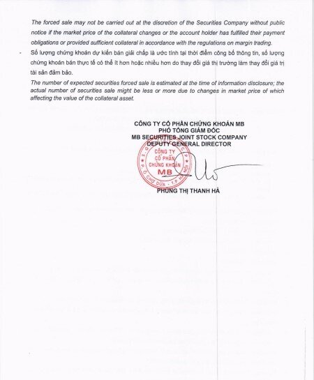 Ông Nguyễn Hùng Cường bị "call margin"