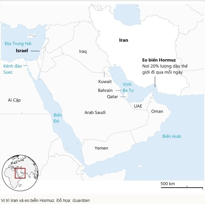 Iran đóng eo biển Hormuz