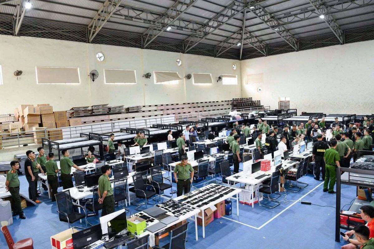 Từ Campuchia sang Việt Nam lập "đại bản doanh" lừa đảo, nhóm người Trung Quốc chưa kịp ra tay đã bị bắt gọn