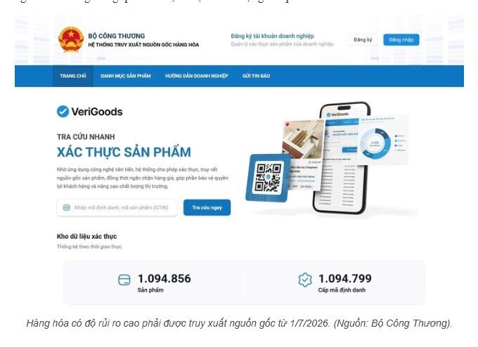 Từ 1/7: Nhiều mặt hàng rủi ro cao bắt buộc phải truy xuất nguồn gốc