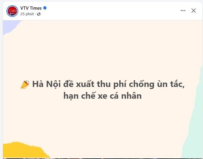 Xe cá nhân sắp chịu thêm phí khi vào nội đô Hà Nội?