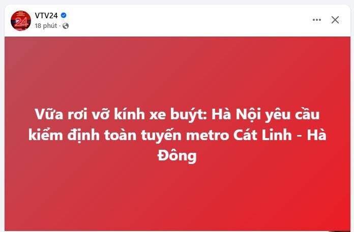 Hà Nội yêu cầu kiểm định toàn tuyến metro Cát Linh - Hà Đông