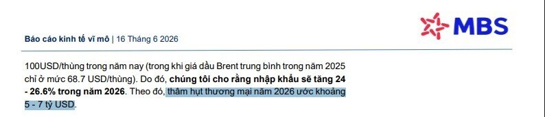 Dự báo bất ngờ: Việt Nam sẽ thâm hụt thương mại 5-7 tỷ USD trong năm 2026?
