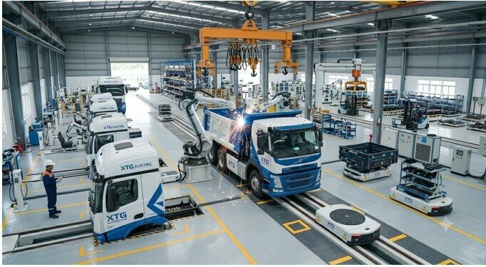 Xuân Thiện sẽ sản xuất xe tải và máy công trình chạy điện