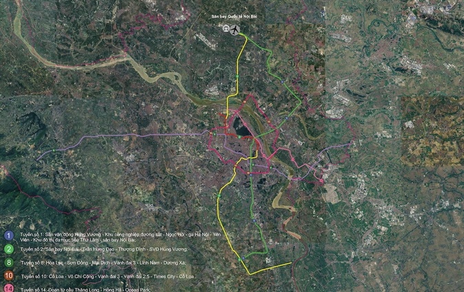 Hà Nội khởi công 5 tuyến metro hơn 1,3 triệu tỷ đồng