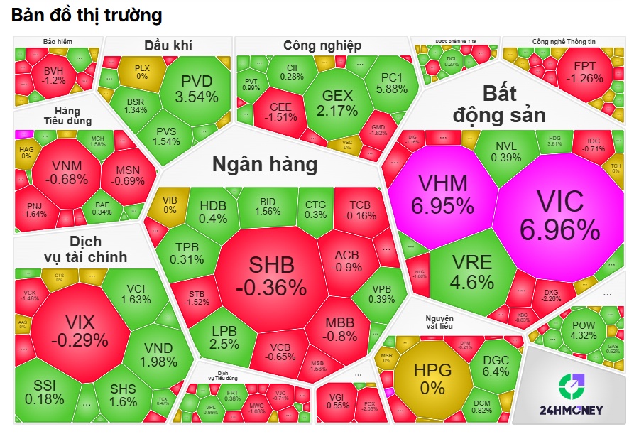 Chỉ 2 cổ phiếu góp tới 32 điểm, VN-Index có đang tăng "ảo"?