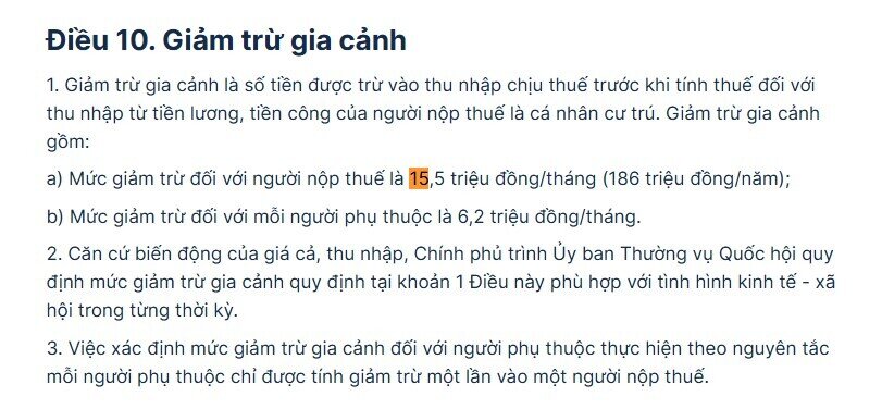 Chính thức: Thu nhập dưới 15,5 triệu đồng/tháng sẽ không phải nộp thuế TNCN