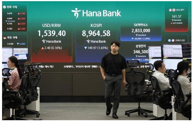 Chứng khoán Hàn Quốc lao dốc hơn 9% từ đỉnh lịch sử, kích hoạt cơ chế ngắt mạch