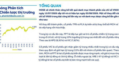 Dự báo cơ cấu ETF tháng 7: TCB, VPB, SHB dẫn đầu về khối lượng mua ròng trong nhóm ngân hàng
