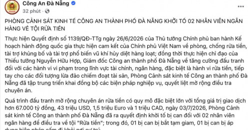 Nóng: Phá đường dây rửa tiền 67.000 tỷ đồng, có sự tiếp tay của nhân viên ngân hàng