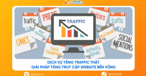 Dịch vụ tăng traffic thật: Giải pháp tăng truy cập website bền vững
