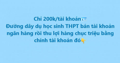 Chỉ bỏ ra 200.000 đồng/tài khoản, nhóm đối tượng kiếm hàng chục triệu theo cách không ngờ
