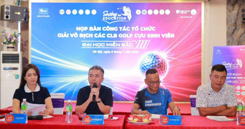 Giải CLB golf cựu sinh viên Đại học miền Bắc - Swing for Education mùa 8: Sứ mệnh kết nối cộng đồng, lan tỏa giá trị nhân văn của tri thức Việt