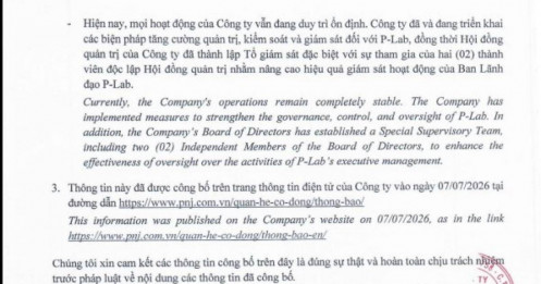 Ban lãnh đạo P-Lab bị giám sát đặc biệt sau vụ 28.000 viên kim cương nhập lậu