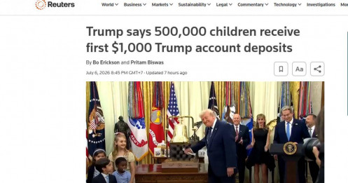Vừa sinh đã có tiền đầu tư chứng khoán: Chính sách mới của ông Trump gây chú ý