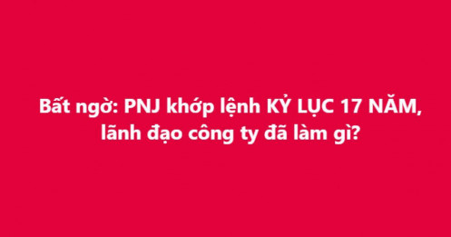 25,6 triệu cổ phiếu PNJ sang tay sau chuỗi giảm sàn, dòng tiền đang nhìn thấy điều gì?