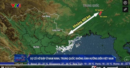 Sự cố vỡ đập ở Nam Ninh (Trung Quốc) có ảnh hưởng đến Việt Nam không?