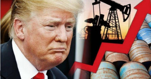 Giá dầu tăng hơn 6% sau tuyên bố của TT Trump
