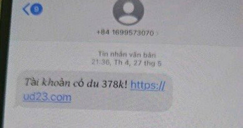 Tin nhắn lạ, mất tiền thật
