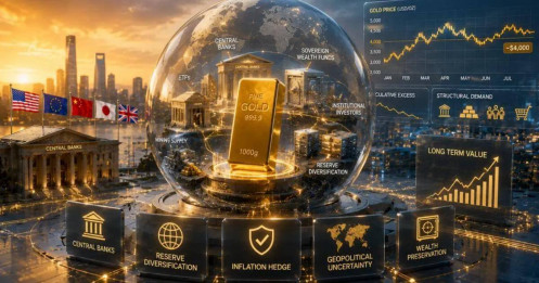 Vàng Thỏi 2026: Từ Công Cụ Phòng Vệ Lạm Phát Đến Tài Sản Tiền Tệ Cốt Lõi