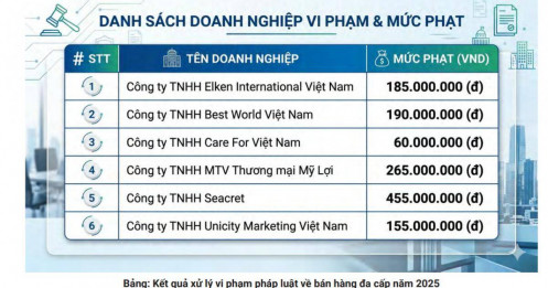 95 đối tượng bị khởi tố sau khi hơn 88.000 người trở thành nạn nhân của đa cấp