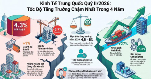 Kinh tế Trung Quốc giảm tốc: Tăng trưởng ngày càng phụ thuộc vào xuất khẩu và công nghệ cao