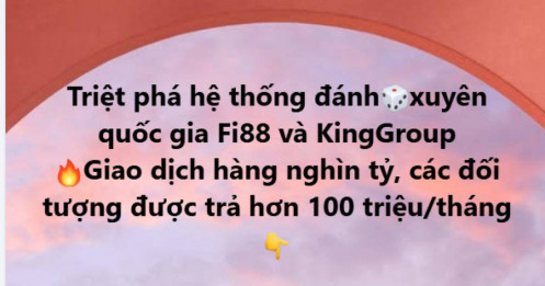 Sập đế chế cá độ Fi88 - KingGroup: Hé lộ bộ máy trả lương 4.000 USD/tháng