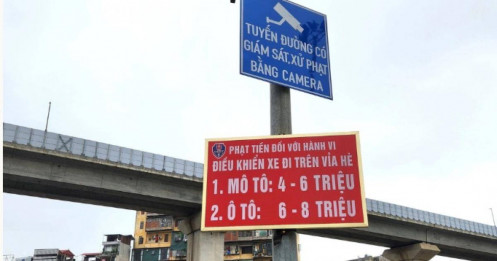 Đề xuất phạt nguội không biên bản chỉ áp dụng lỗi dưới một triệu đồng