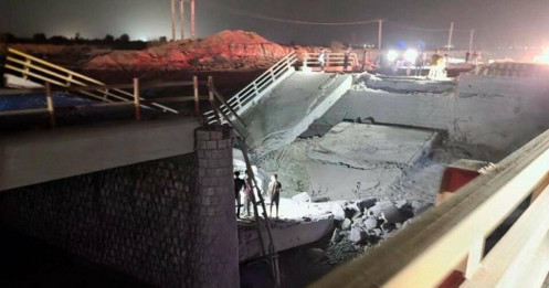 Mỹ tập kích cầu, ga đường sắt của Iran