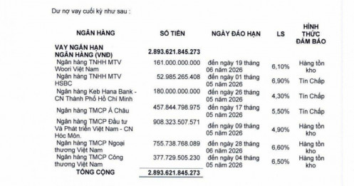 Ngân hàng đang là chủ nợ lớn nhất của PNJ?