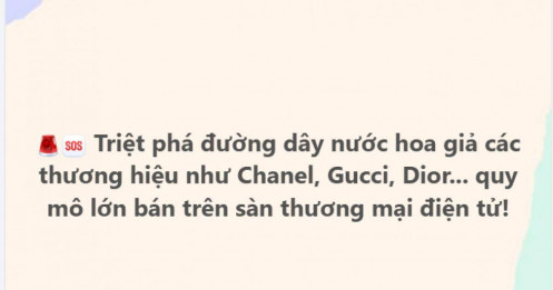 Đường dây nước hoa giả Chanel, Gucci, Dior... bán rầm rộ trên sàn thương mại điện tử bị triệt phá