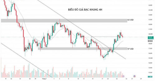Nhận định giá bạc hôm nay (23/07)