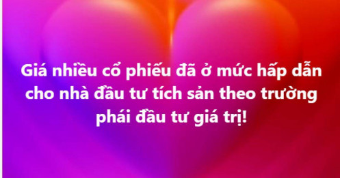 Chủ tịch SSI Nguyễn Duy Hưng phát tín hiệu bắt đáy?
