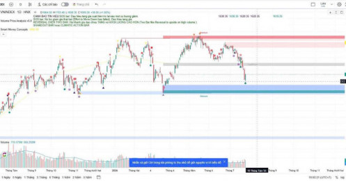 VN-Index rơi hơn 200 điểm chỉ trong nửa tháng