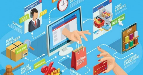 Bán lẻ online 'bội thu' nửa đầu năm