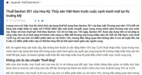Sau đòn thuế 12,5%, đại diện 320 doanh nghiệp nói thẳng về điều đáng lo nhất trong nhiều năm tới